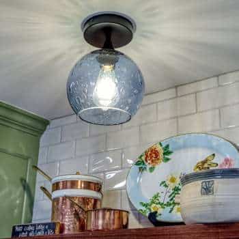 cool light in kitchen remodel