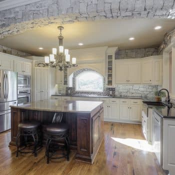 open layout in kitchen