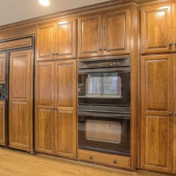 custom wood cabinets in kansas city kitchen remodel