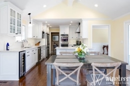 dining room and kitchen renovation