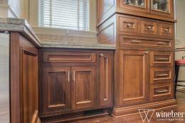custom wood cabinetry in kansas city kitchen