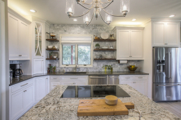 open layout in new kitchen remodel