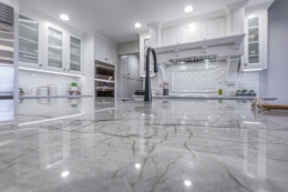 beautiful granite in kitchen kansas city