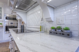 clean white kitchen remodel