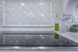 custom backsplash in kitchen