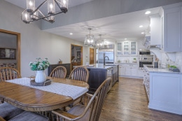 kitchen and dining area remodel