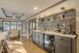 tan and neutrals in a kitchen