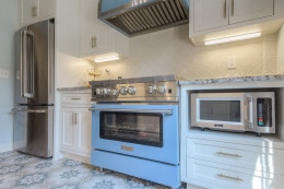 Kitchen Remodel in Kansas City Blue Features
