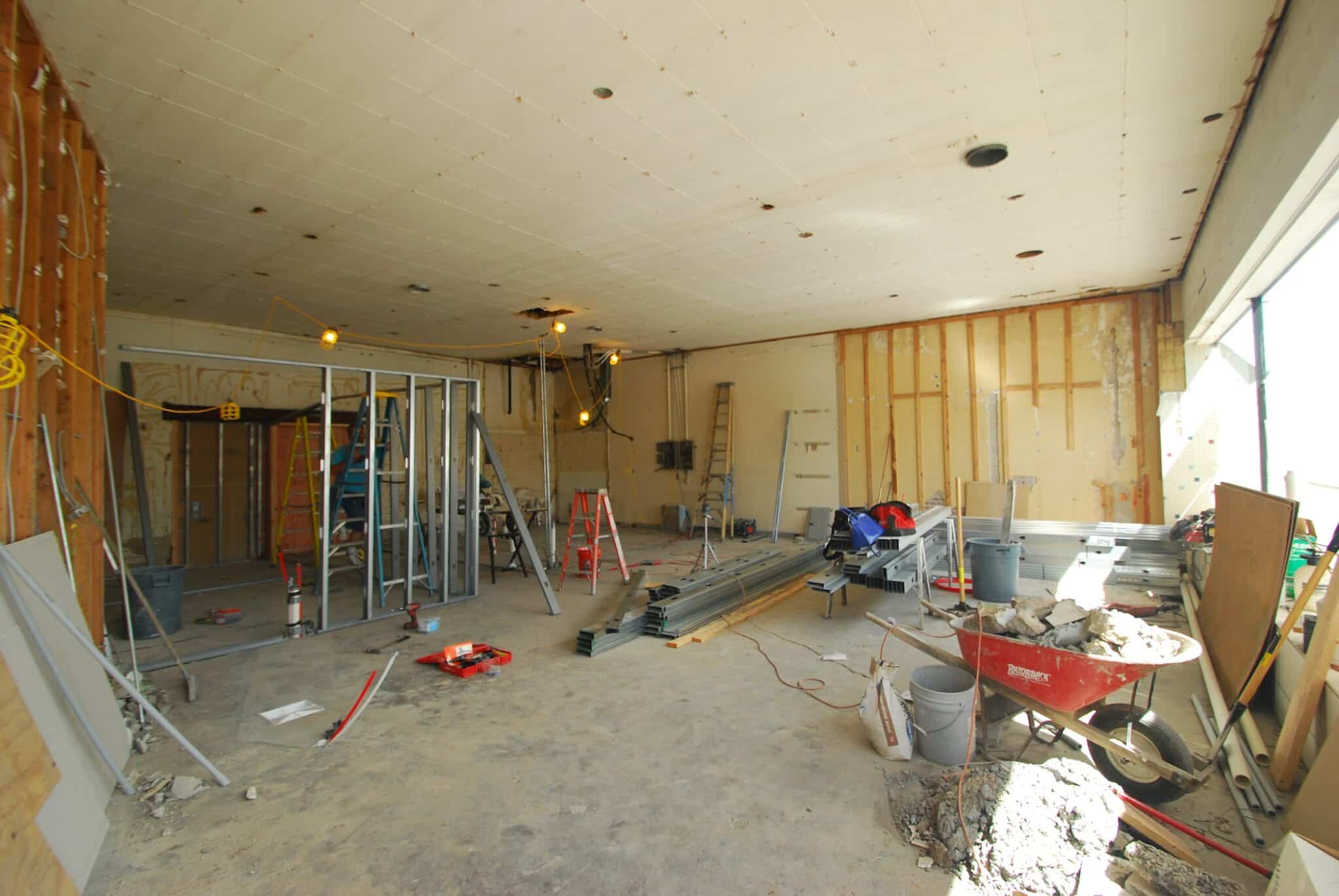 Renovation in progress