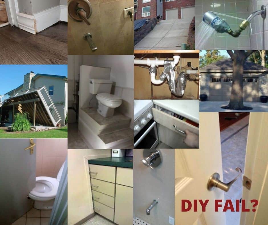 various images of DIY Fail