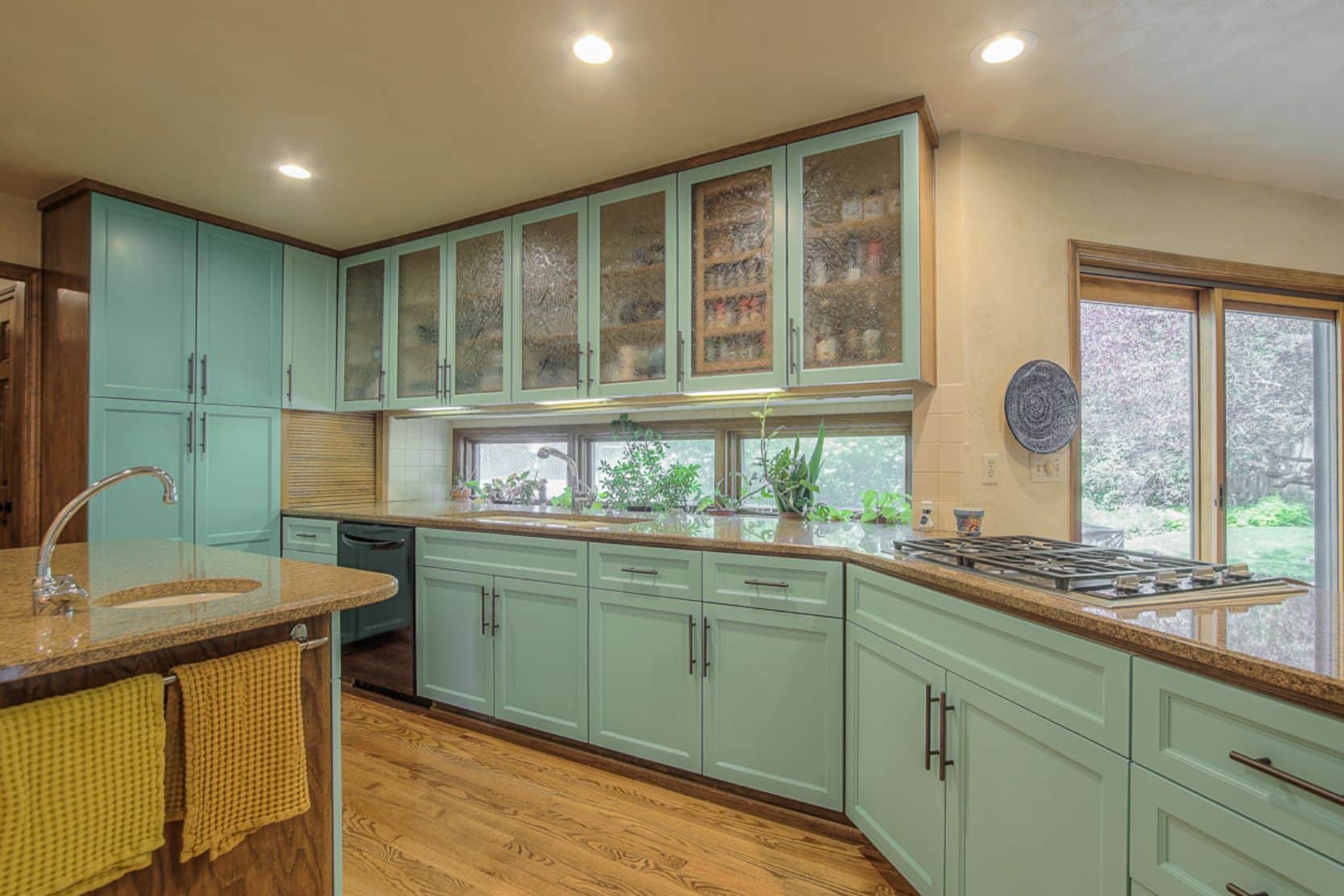 Green Remodeled Kitchen