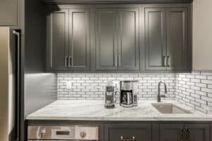 ironore kitchen cabinets in Kansas City kitchen remodel